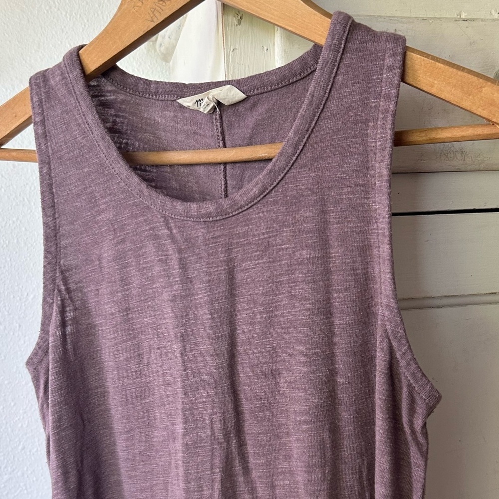 Madewell | Women’s Mauve/Purple Knit Crewneck Tank Shift Highpoint Dress Size XS - Picture 9 of 16